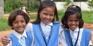 Aim for Seva - Indian school girls 